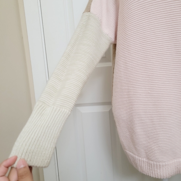 RDI Colorblock Ottoman Mock Neck Tunic Sweater Ribbed knit XL - Picture 4 of 11